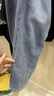 森馬（Semir）[森柔牛仔]牛仔褲女小個子九分褲直筒褲103324124006 曬單實拍圖