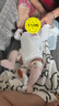 貝瑞加（Babyprints）新生兒包屁衣2件裝嬰兒連體衣純棉秋冬內(nèi)衣初生寶寶三角哈衣 粉59 曬單實拍圖