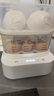 olayks立時(shí) 煮蛋器蒸蛋器煮蛋神器雙層家用小型早餐迷你機 自動(dòng)斷電防干燒可預約定時(shí)蒸雞蛋器 送蒸碗 雙層 【智能款】可預約定時(shí) 曬單實(shí)拍圖