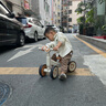 dodoto兒童滑行車(chē)小孩防側翻平衡車(chē)輕便無(wú)腳踏寶寶四輪溜溜滑步車(chē)5699 青咖色+音樂(lè )燈光+靜音耐磨輪 曬單實(shí)拍圖