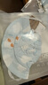 麥拉貝拉（MOLO BALO）嬰兒帽子遮陽帽夏季裝純棉薄款透氣圖案印花男女寶寶漁夫帽 天空藍(lán) M 曬單實(shí)拍圖