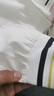 庫羅戈夾克男外套歐洲站潮流刺繡上衣輕奢休閑簡(jiǎn)約帥氣棒球服加絨厚款 白色加厚款 3XL (155-170斤) 曬單實(shí)拍圖