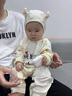 優(yōu)娜逗嬰兒春秋冬款純棉連體衣服男女寶寶長(zhǎng)袖打底秋衣睡衣幼兒秋季秋裝 （小情人+我這么可愛(ài)）瓜#熊128 90cm 適合20-25斤左右 曬單實(shí)拍圖