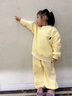 G.duck童裝女童套裝春秋季2026新款兒童衣服女大童春裝假兩件衛衣運動(dòng)裝 黃色 120 尺碼5~6歲【110-120cm】 曬單實(shí)拍圖