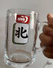 青蘋(píng)果加厚玻璃杯帶把手棋牌室茶樓個(gè)人專(zhuān)用麻將茶杯耐高溫防摔啤酒杯子 【東南西北中發(fā)】國粹麻將杯6只 曬單實(shí)拍圖