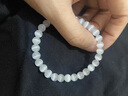 GIOIO高品質(zhì)粉貓眼石水晶玉石串珠手鏈女生轉運珠子手串招 10mm白色 曬單實(shí)拍圖
