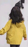 迪士尼（Disney）女童外套春秋款2025新款洋氣中大童兒童秋裝女孩秋季連帽沖鋒衣潮 GO標外套綠色 130碼建議身高120cm左右 曬單實(shí)拍圖