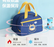 bagINBAG飯盒袋保溫便當手提包學(xué)生帶飯防水防油上班族兒童餐包加厚鋁箔袋 粉色大號--可放餐盤 曬單實拍圖