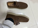 名郎（MELLEN）復(fù)古時(shí)尚簡(jiǎn)約輕便舒適百搭系帶休閑皮鞋男厚底 MYA67111 棕色 40  曬單實(shí)拍圖