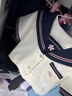 茉衣雅（MOYIYA）【小野中】2025春夏JK制服水手服日系學院風春夏美少女制服 小野中短袖+39cm短裙+領(lǐng)結(jié) S 曬單實拍圖