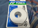 YONEX尤尼克斯yy羽毛球拍手膠吸汗帶功能型AC148ex-3干爽粘性手膠白色 曬單實拍圖