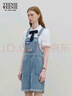 Teenie Weenie小熊女裝春夏裝牛仔背帶短褲簡(jiǎn)約時(shí)尚休閑通勤連體褲 淺藍(lán)色 M (165) 曬單實(shí)拍圖