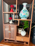 景德鎮(zhèn)（jdz）陶瓷粉彩大花瓶高級感手工仿古擺件客廳玄關(guān)收藏古董高檔喬遷禮物 粉彩荷葉紋玉壺春瓶 曬單實(shí)拍圖