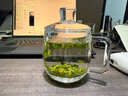拓進天然水晶杯東海原礦水晶杯帶把手老板杯辦公會議杯茶杯水杯茶器 【帶蓋款】把手杯 曬單實拍圖