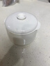 柏登居適配帶蓋煲湯陶瓷燉湯隔水蓋子內(nèi)膽餐廳純白家用商用雙耳大號燉盅 1升燉盅配蓋子  0cm 曬單實(shí)拍圖