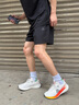 匹克態(tài)極飛翎跑步鞋男女輕質緩震透氣慢跑鞋健身訓練鞋黑色旅游運動鞋 乳白/橙-男款 41 曬單實拍圖