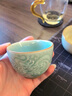 泰禧閣密合釉浮雕祥龍紋茶杯主人杯功夫品茗杯單個(gè)陶瓷茶具杯子 越窯青瓷浮雕祥云龍_碗杯【禮盒裝】 140ml 曬單實(shí)拍圖