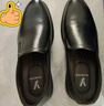 意爾康男鞋舒適休閑商務(wù)皮鞋簡(jiǎn)約百搭套腳單鞋 96356W 黑色 39 曬單實(shí)拍圖