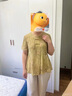俞兆林媽媽夏裝短袖休閑套裝洋氣大碼中老年人女夏季兩件套復古盤(pán)扣上衣 綠色上衣+米色闊腿褲 2XL (參考105-120斤) 曬單實(shí)拍圖