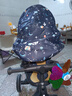 Babyjoey兒童三輪車(chē)寶寶幼兒自行車(chē)可推可騎1-4歲腳踏蹬暖心輕便遛娃車(chē) 【雅致版】 星空藍 曬單實(shí)拍圖