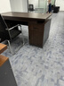 半隅雅居簡(jiǎn)約辦公桌老板桌臺式電腦桌組合高級辦公室工位現代大氣桌椅組合 【老板桌椅】胡桃色180*80cm 曬單實(shí)拍圖