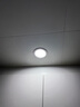 佛山照明（FSL）LED筒燈嵌入式天花燈筒燈白玉銀邊全鋁材3.5寸7W開孔100-110mm 白光（6500K） 曬單實(shí)拍圖