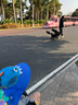 lemonkid兒童防曬帽寶寶遮陽帽夏男女童太陽帽大帽檐 極光藍飛天恐龍 54cm 曬單實拍圖