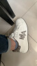 海瀾之家（HLA）男鞋時尚小白鞋子男士百搭舒適休閑板鞋HAABXM3DFH370 白棕色42 曬單實拍圖