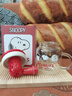 史努比（SNOOPY）女士大容量玻璃杯耐高溫吸管杯高顏值茶水分離泡茶杯家用辦公室 紅色620ML【帶茶倉】 曬單實(shí)拍圖