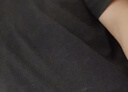 特步（XTEP）男裝短袖T恤夏季透氣半袖運(yùn)動(dòng)服薄款男士休閑冰絲體恤上衣健身服 黑-0202 （100%聚酯纖維） L （175/96A） 曬單實(shí)拍圖
