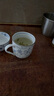 陶趣居日本進(jìn)口釉下彩陶瓷馬克杯小藍(lán)芽茶杯線唐草水杯青花小清新帶柄杯 線唐草馬克杯 曬單實拍圖