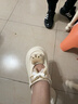 蓓沐格洞洞鞋女士外穿上班踩屎感夏季時(shí)尚百搭包頭軟底涼拖甜美蝴蝶結 瑪麗珍蝴蝶結-米白色 甜美百搭 36 -37 曬單實(shí)拍圖