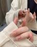 AVHE白18K金戒指女1克拉D色鉆戒玫瑰花訂結(jié)婚禮物七夕實驗室培育鉆石 星織30分主鉆-18K金 9-20號圈可備注 曬單實拍圖