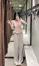 CEENIU夏季薄款防曬衣女2025新款連帽開(kāi)衫防曬服修身緊身顯瘦短外套上衣 柔霧粉 M （80-110斤） 曬單實(shí)拍圖