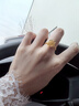 周六福爆閃方糖5G工藝黃金戒指女生日禮物計(jì)價(jià)A0113174 14號(hào)約2.56g 曬單實(shí)拍圖