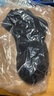 Jordan男女喬丹運動襪 刺繡Logo 三雙裝 速干中筒襪DX9655-010黑L 曬單實拍圖