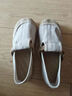 FTLI品亞麻老北京布鞋夏季女千層底休閑帆布鞋懶人一腳蹬軟底單鞋漁夫 白色亞麻布鞋 36 曬單實(shí)拍圖