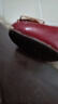 大東秘語(yǔ)軟皮軟底女單鞋2025春夏新款中粗跟高跟鞋防滑女士高檔皮鞋工作鞋 酒紅色 35 曬單實(shí)拍圖