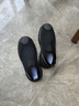 AIZUNSHI男鞋秋季透氣飛織網(wǎng)面網(wǎng)面男士休閑跑步一腳蹬增高薄款襪子運動(dòng)鞋 黑色 42 (260mm) 曬單實(shí)拍圖