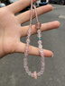 慕梵草莓晶粉水晶多圈手串瑪瑙本命年跑環(huán)轉(zhuǎn)運珠手鏈生日禮物送女友 曬單實拍圖