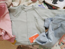 優(yōu)奇嬰兒外套春秋新款外出衣服男童女童開衫1歲兒童2幼兒上衣寶寶秋裝 藍色 100 曬單實拍圖
