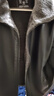 皮爾卡丹（pierre cardin）休閑帥氣皮毛一體男士皮衣毛領(lǐng)外套加厚加絨秋冬季保暖機車皮夾克 PY-1117加絨 黑色 L 曬單實拍圖
