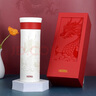 膳魔師（THERMOS）純鈦保溫杯大容量車載高檔商務送禮水杯子TCTC-550龍年禮盒包裝 TCTC-550龍年禮盒 550ml 瓶體純鈦 曬單實拍圖