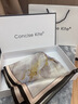 CONCISE KITE100%桑蠶絲巾女士真絲絲巾禮盒女神絲巾媽媽生日禮物送母親長(zhǎng)輩 淡雅香檳-禮盒裝高端實(shí)用高級(jí)感 小方巾53cm*53cm領(lǐng)巾送女神禮物 曬單實(shí)拍圖