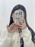 福順奢適用iPhone16ProMax手機(jī)殼蘋果15pro日韓卡通KT貓13閃粉鏡頭全包14女款帶掛繩12錫紙漸變11保護(hù)套 冰川紋閃粉鏡【圓點(diǎn)滿屏凱蒂貓】kt手鏈 iPhone 16 pro 曬單實(shí)拍圖