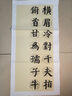 青弋 瓦當宣紙 半生熟軟筆毛筆書(shū)法作品紙考級五言七言對聯(lián)練習紙 四尺四開(kāi)(34*68cm) 14格 米黃色 5張/包 曬單實(shí)拍圖