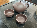 蘇氏陶瓷（SUSHI CERAMICS）宜興紫砂壺原礦紫泥西施壺工藝師紫砂茶具套裝送兩杯 曬單實(shí)拍圖