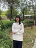 李寧套頭圓領(lǐng)衛(wèi)衣情侶款25夏季新款棉質(zhì)復(fù)古LOGO運動寬松上衣 花灰瓦灰色/棠梨褐-8 XL 曬單實拍圖
