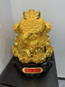 匠驢金蟾招財擺件店鋪收銀臺開(kāi)業(yè)禮物辦公室前臺客廳玄關(guān)裝飾工藝品 大號 長(cháng)34.6寬32.5高40.2厘米 曬單實(shí)拍圖