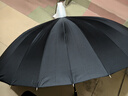 【彎柄24骨】防水套雨傘男大號雙人長柄傘自動女結(jié)實抗風暴加大 曜石黑【自動24骨-防水套-彎柄】 曬單實拍圖